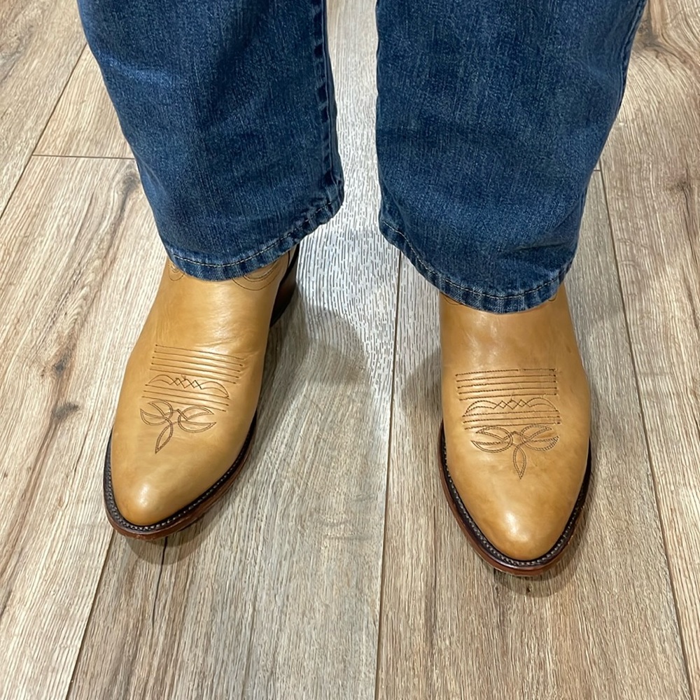 Dan Post Tan Albany size 9 EW men’s cowboy boots. Gently worn.